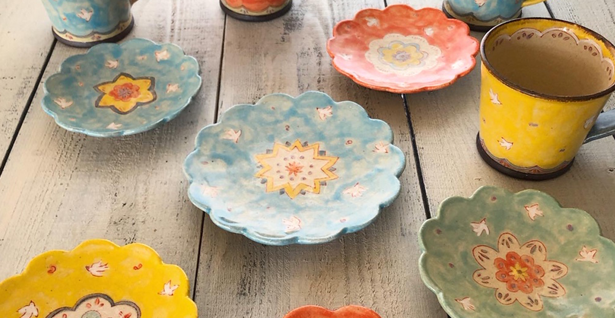 増山文 - 作家紹介 - 手作りの陶器と雑貨を扱うお店「空菴（くうあん