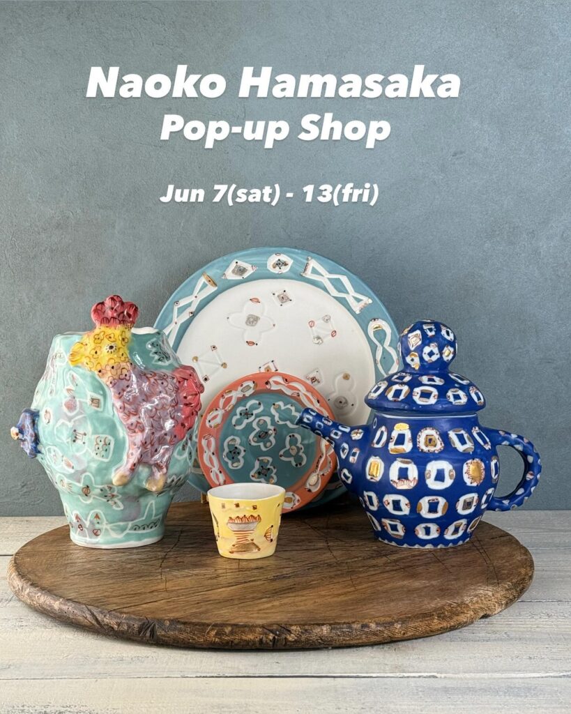 浜坂尚子 期間限定ショップ[期間:2025年 6月 7日(土)～6月13日(金)]